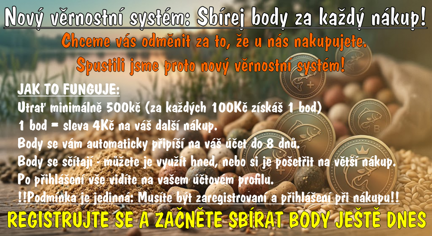 VĚRNOSTNÍ SLEVA - SBÍREJ BODY NA DALŠÍ LEVNĚJŠÍ NÁKUP
